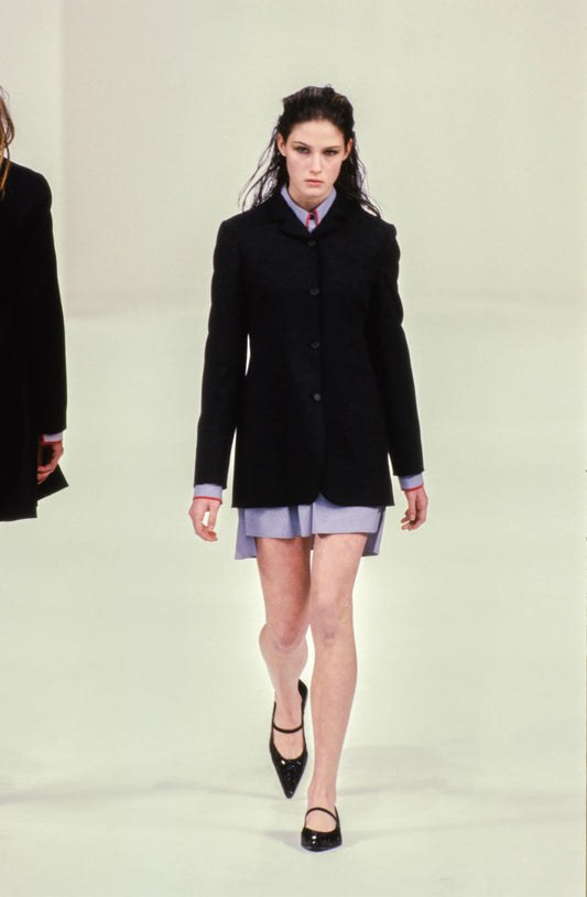 Miu Miu FW 1997 dark grey wool blazer