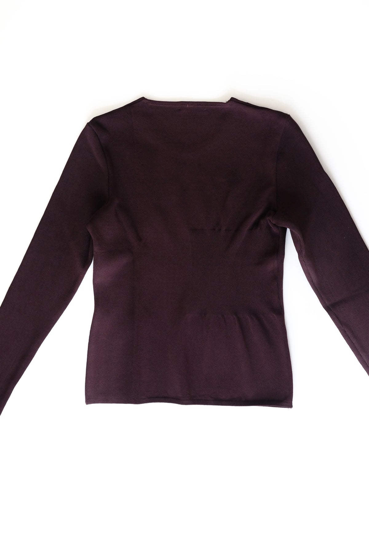 Calvin Klein Collection eggplant long sleeve knit
