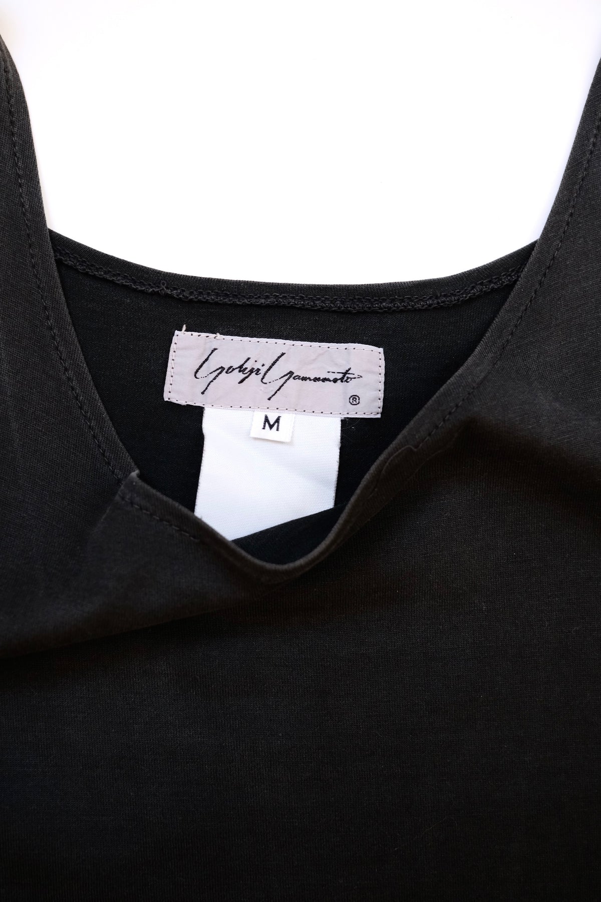 Early 1990s Yohji Yamamoto black cotton dress