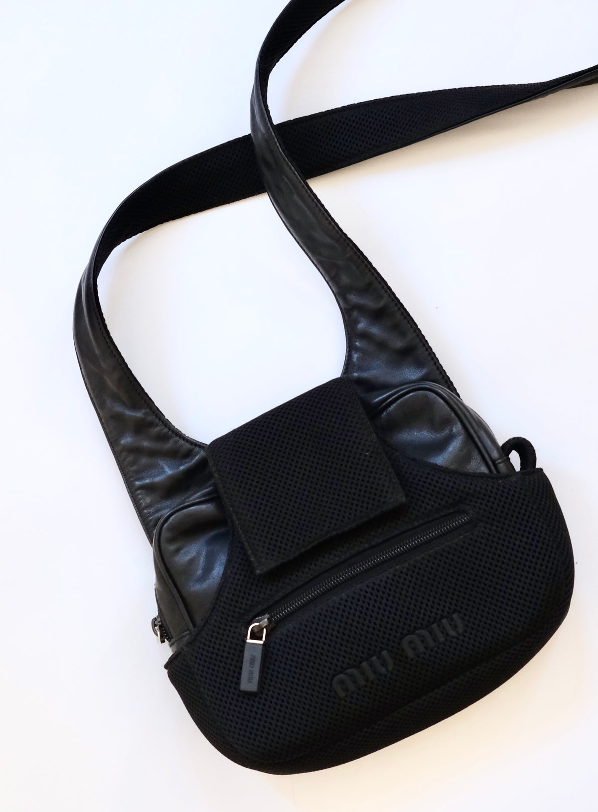 Miu Miu FW 1999 two piece crossbody bag