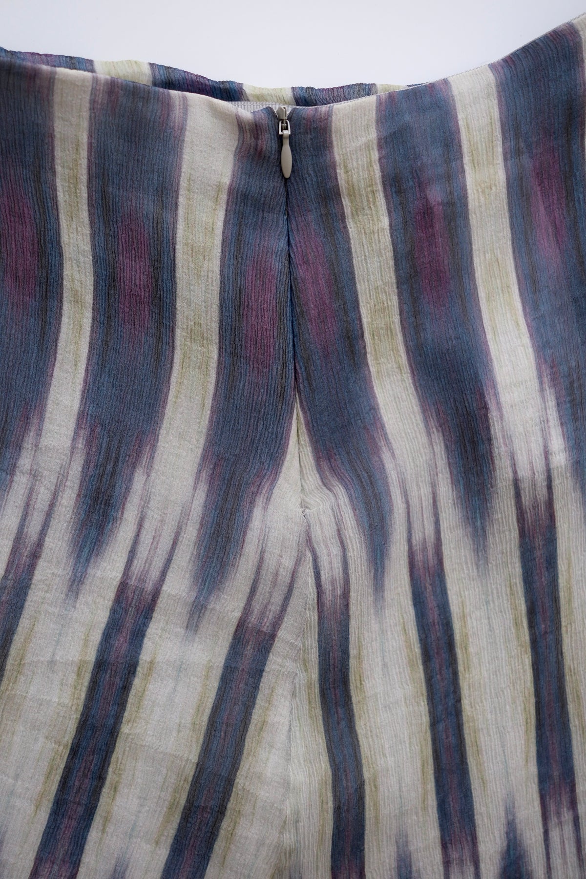 Vintage Emporio Armani patterned silk skirt