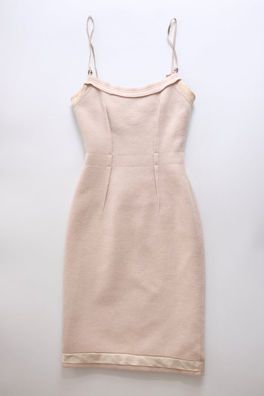 2000s Prada tailored wool midi dress