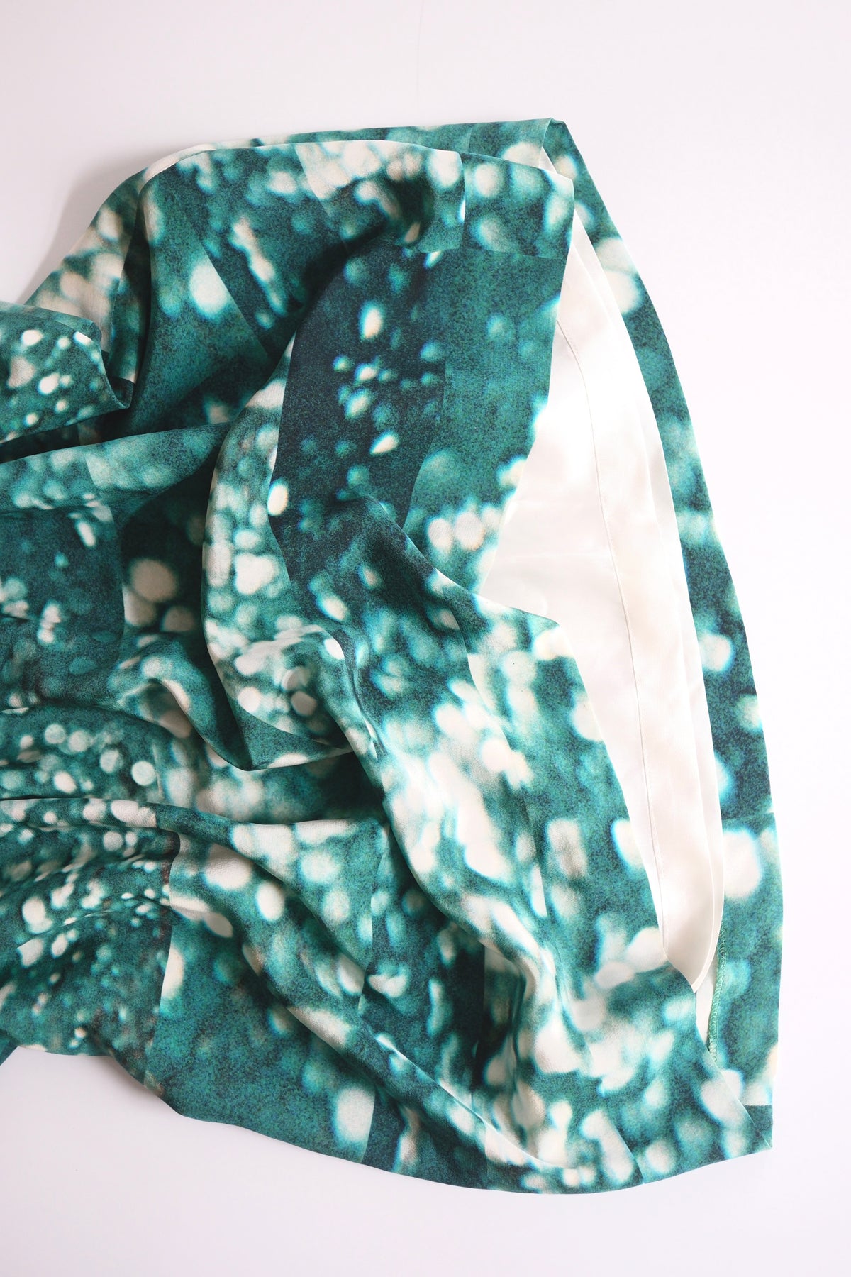 Dries van Noten SS 2012 printed silk mini skirt