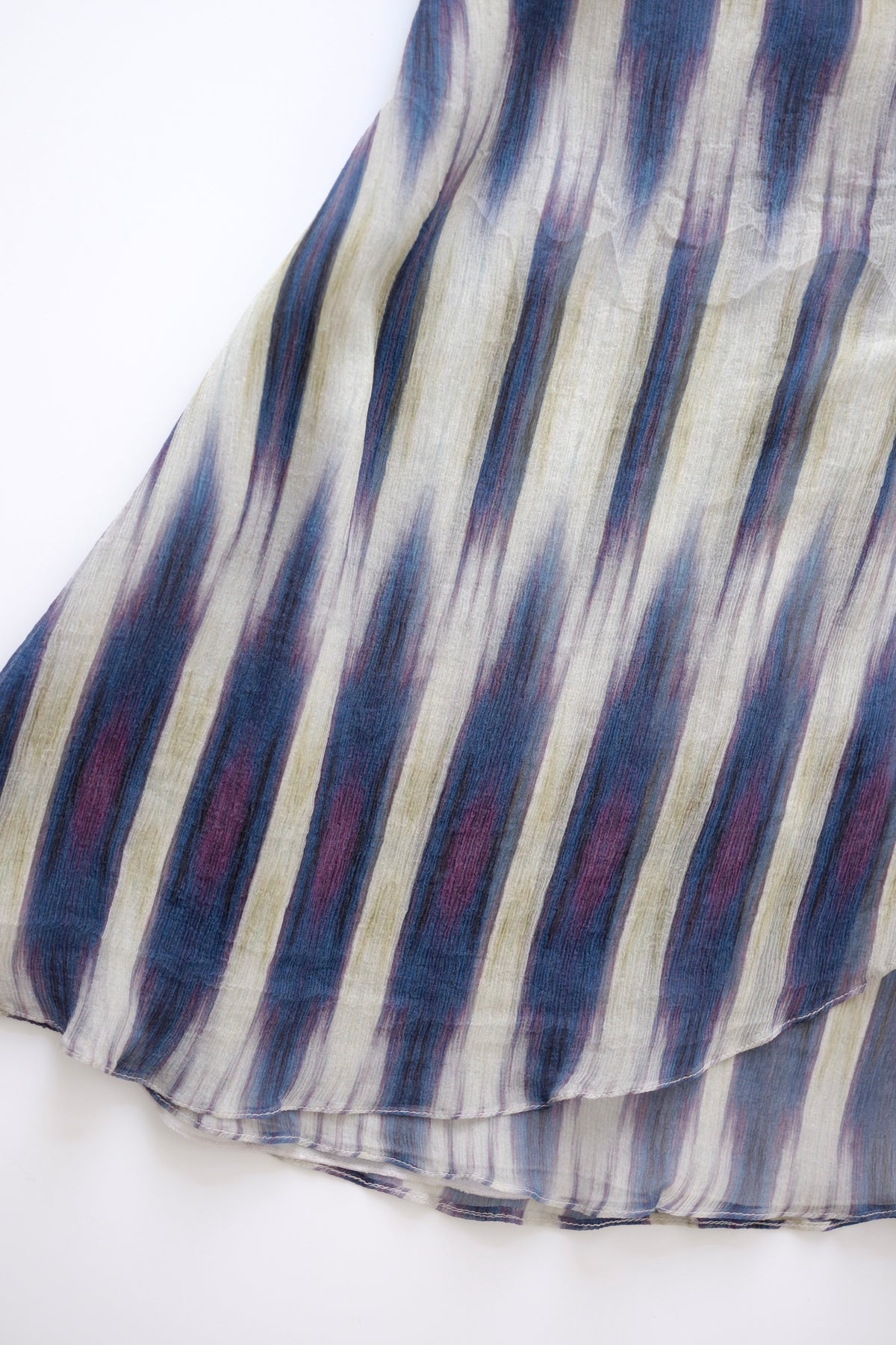 Vintage Emporio Armani patterned silk skirt