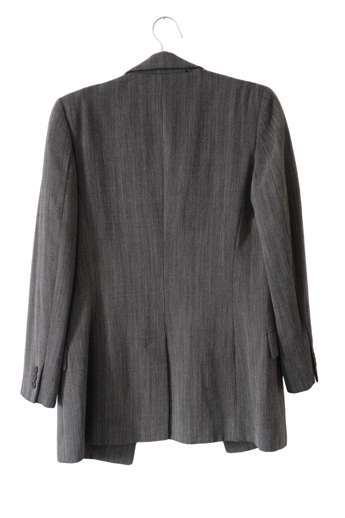 1990s Calvin Klein tailored grey blazer