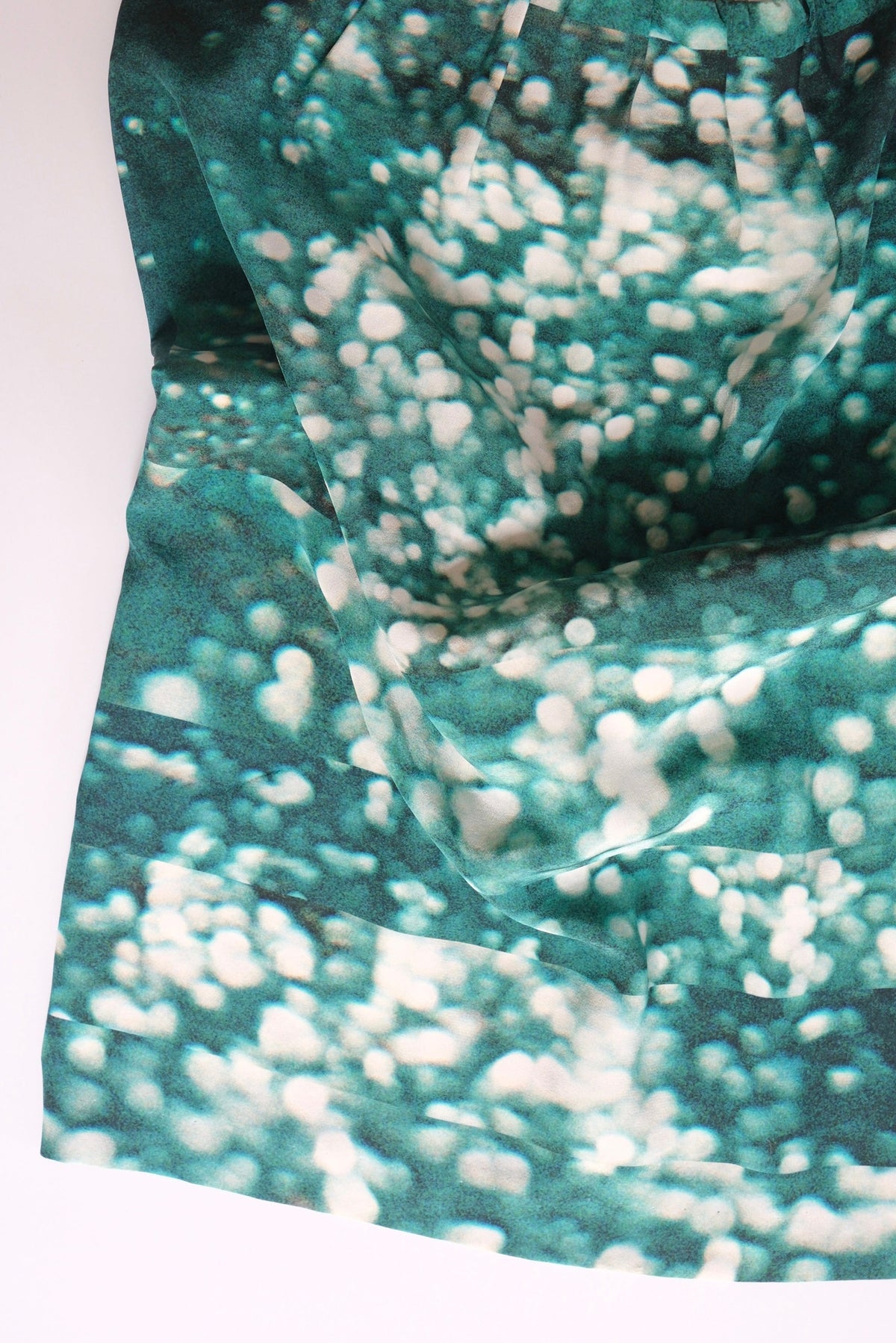 Dries van Noten SS 2012 printed silk mini skirt