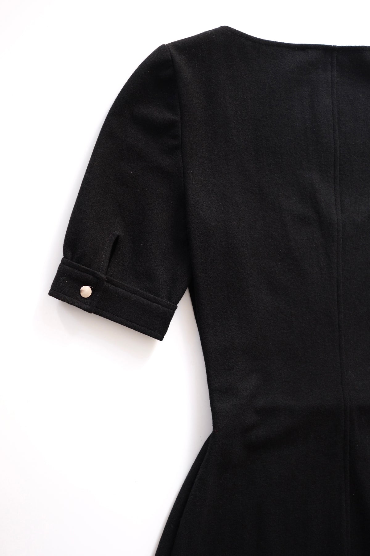 Miu Miu SS 2001 black wool mini dress