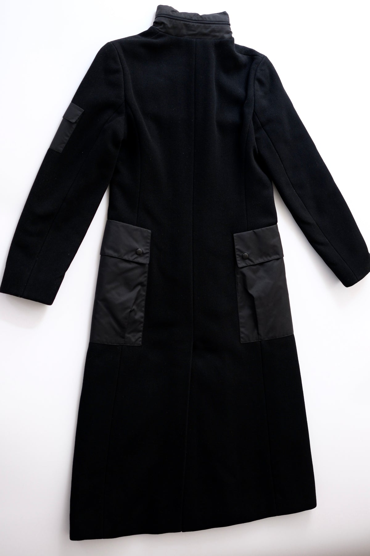 Miu Miu FW 1999 longline tailored button-up wool coat