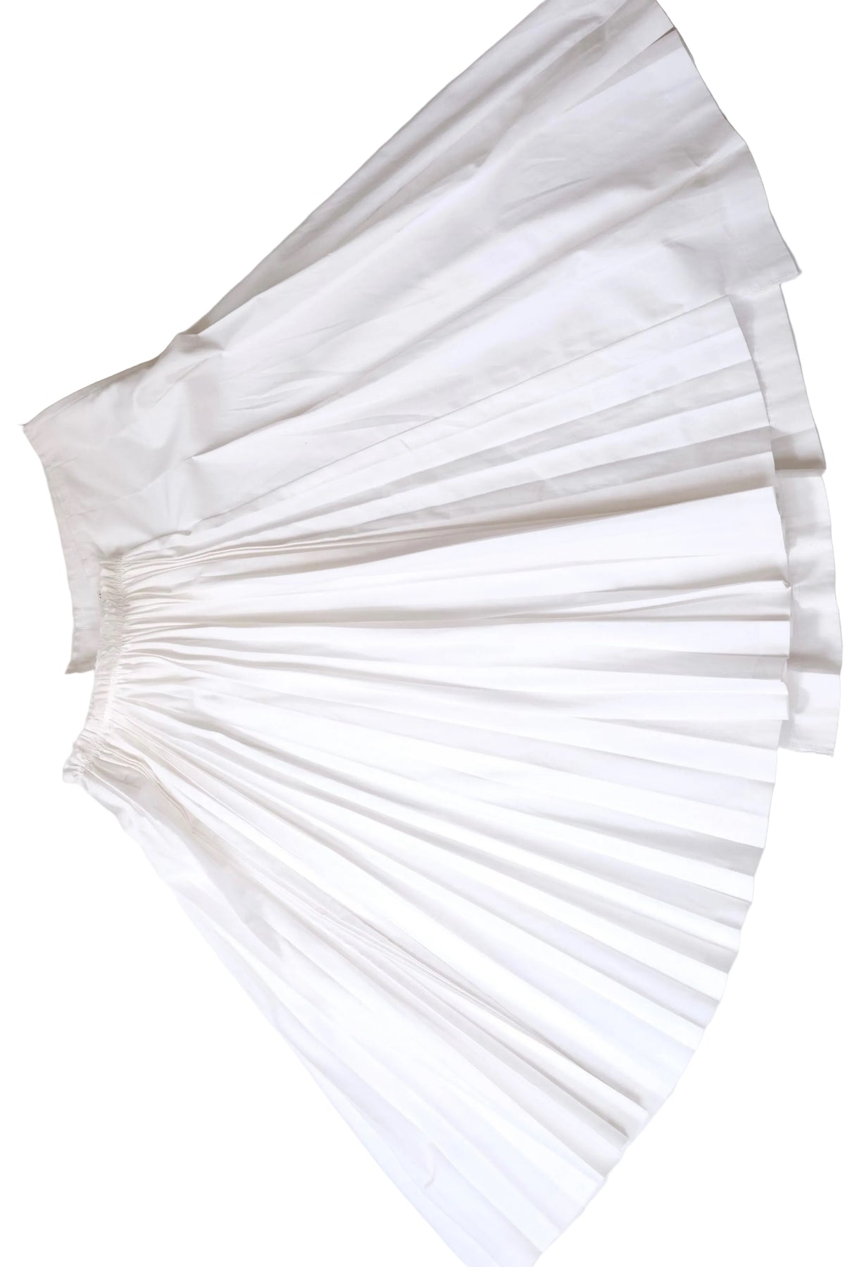 Archive Comme des Garçons asymmetrical pleated midi skirt