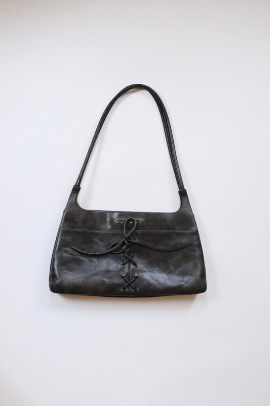2000s Muxart dark grey shoulder bag