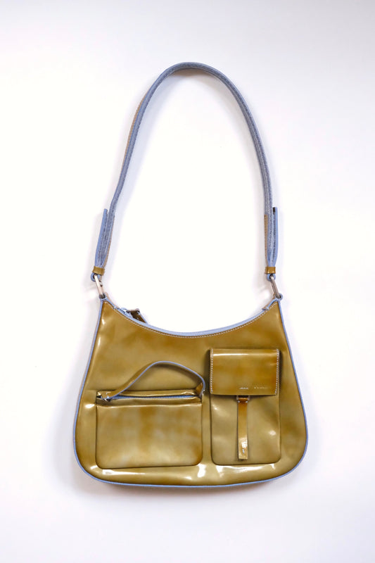 Prada FW 1999 patent leather shoulder bag