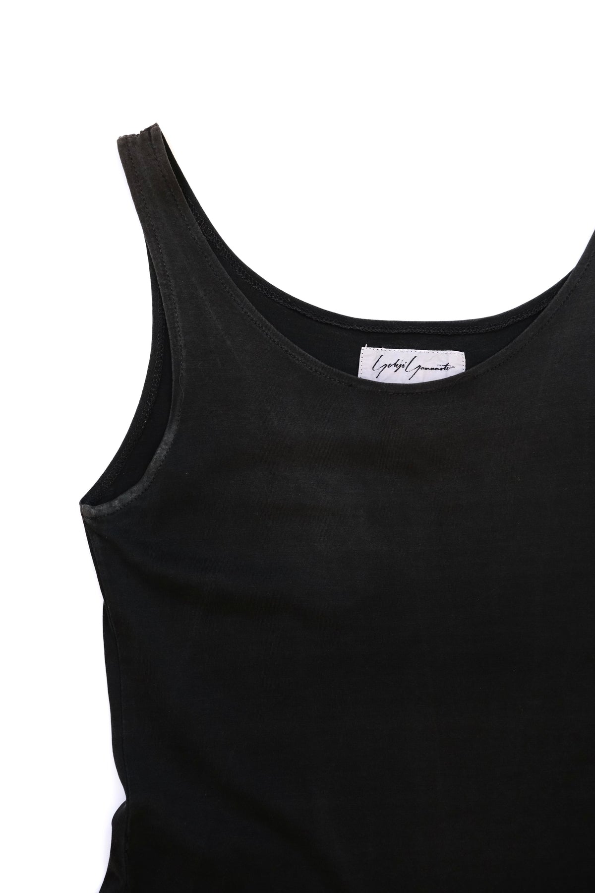 Early 1990s Yohji Yamamoto black cotton dress