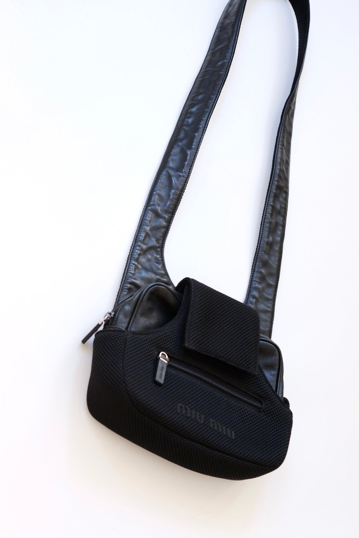 Miu Miu FW 1999 two piece crossbody bag