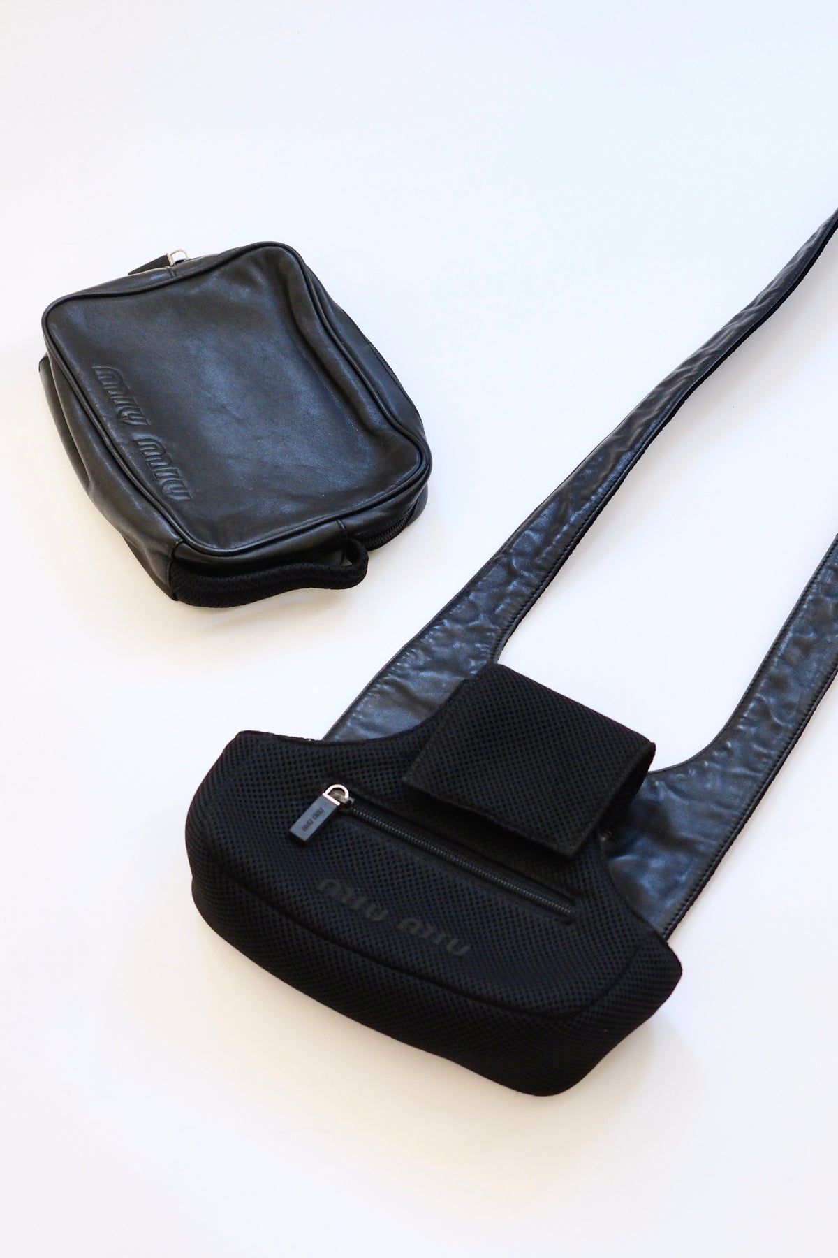 Miu Miu FW 1999 two piece crossbody bag