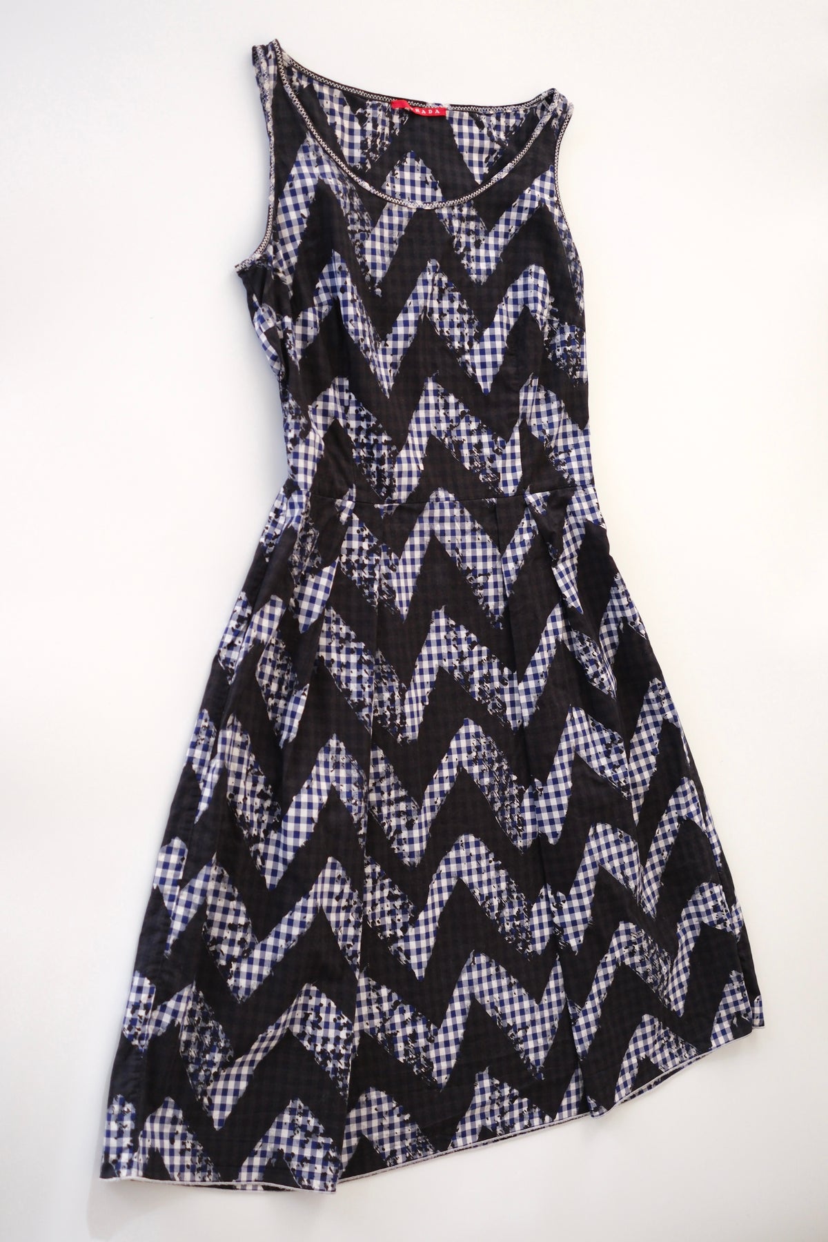 Vintage Prada Linea Rossa summer midi dress