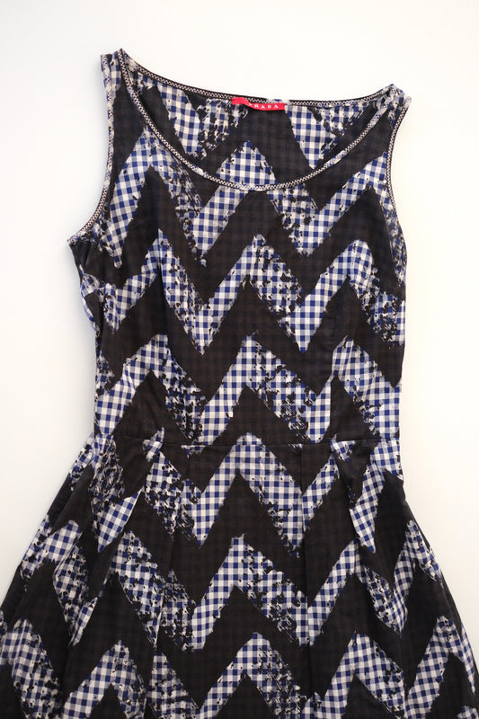 Vintage Prada Linea Rossa summer midi dress