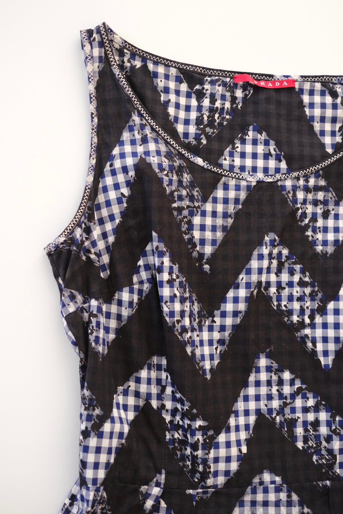 Vintage Prada Linea Rossa summer midi dress