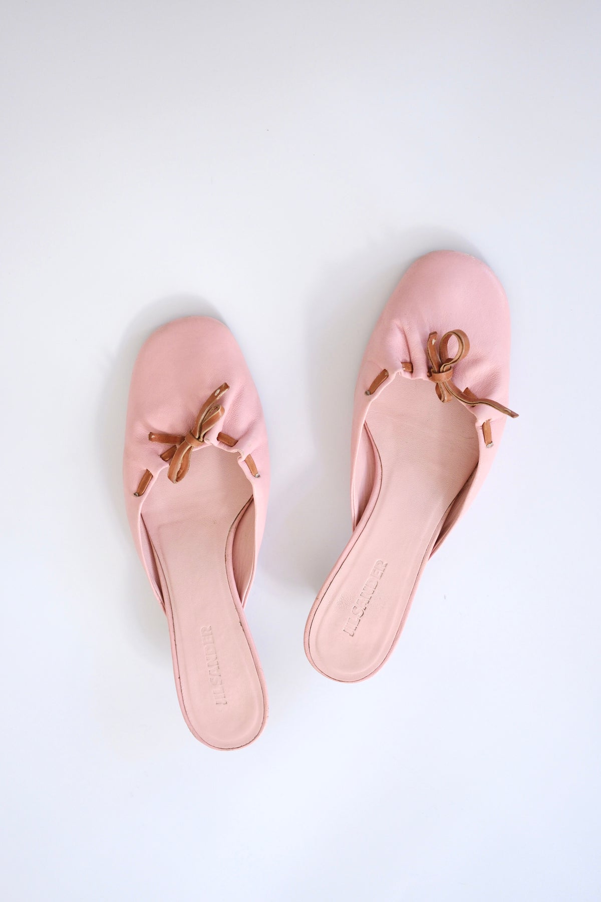 2000s vintage Jil Sander leather mules
