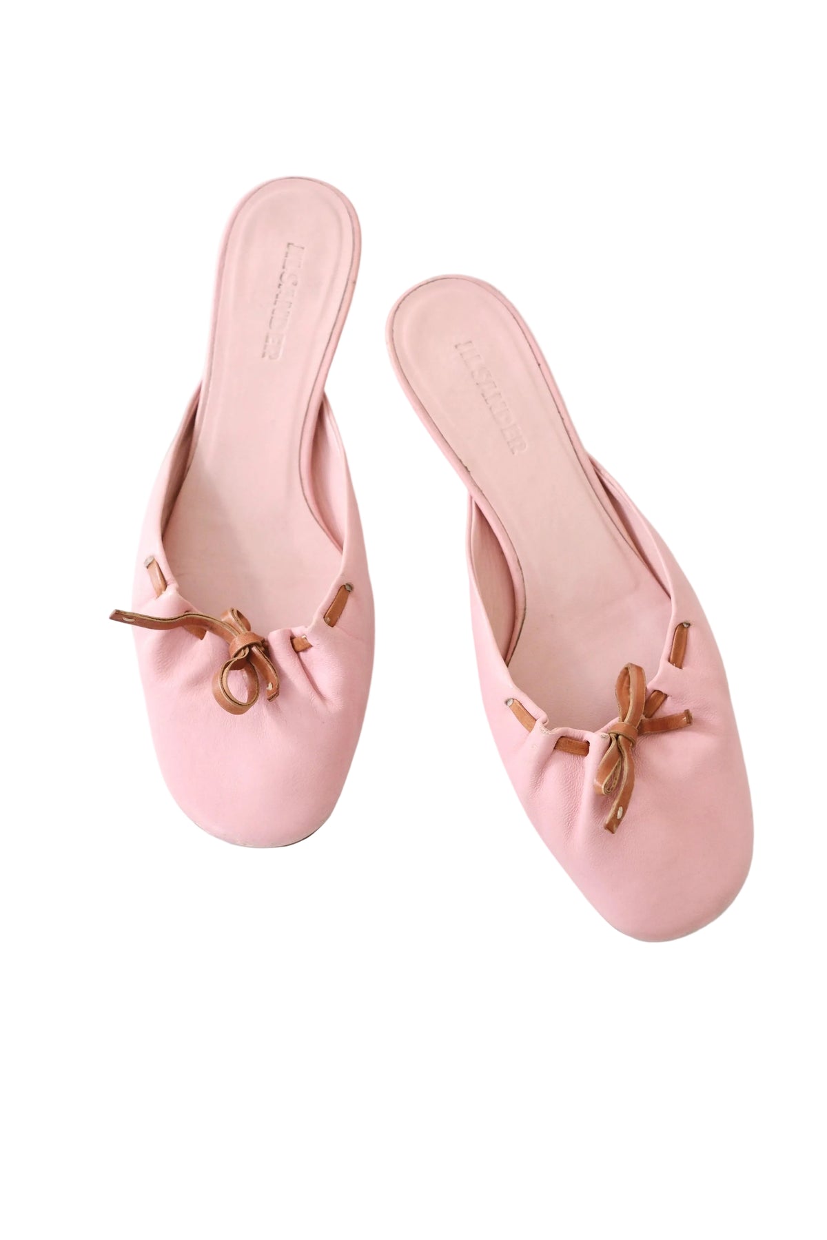 2000s vintage Jil Sander leather mules