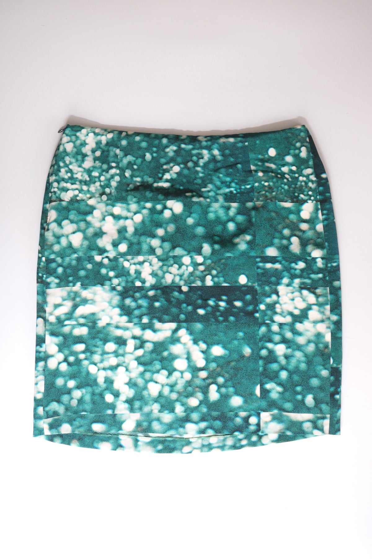 Dries van Noten SS 2012 printed silk mini skirt