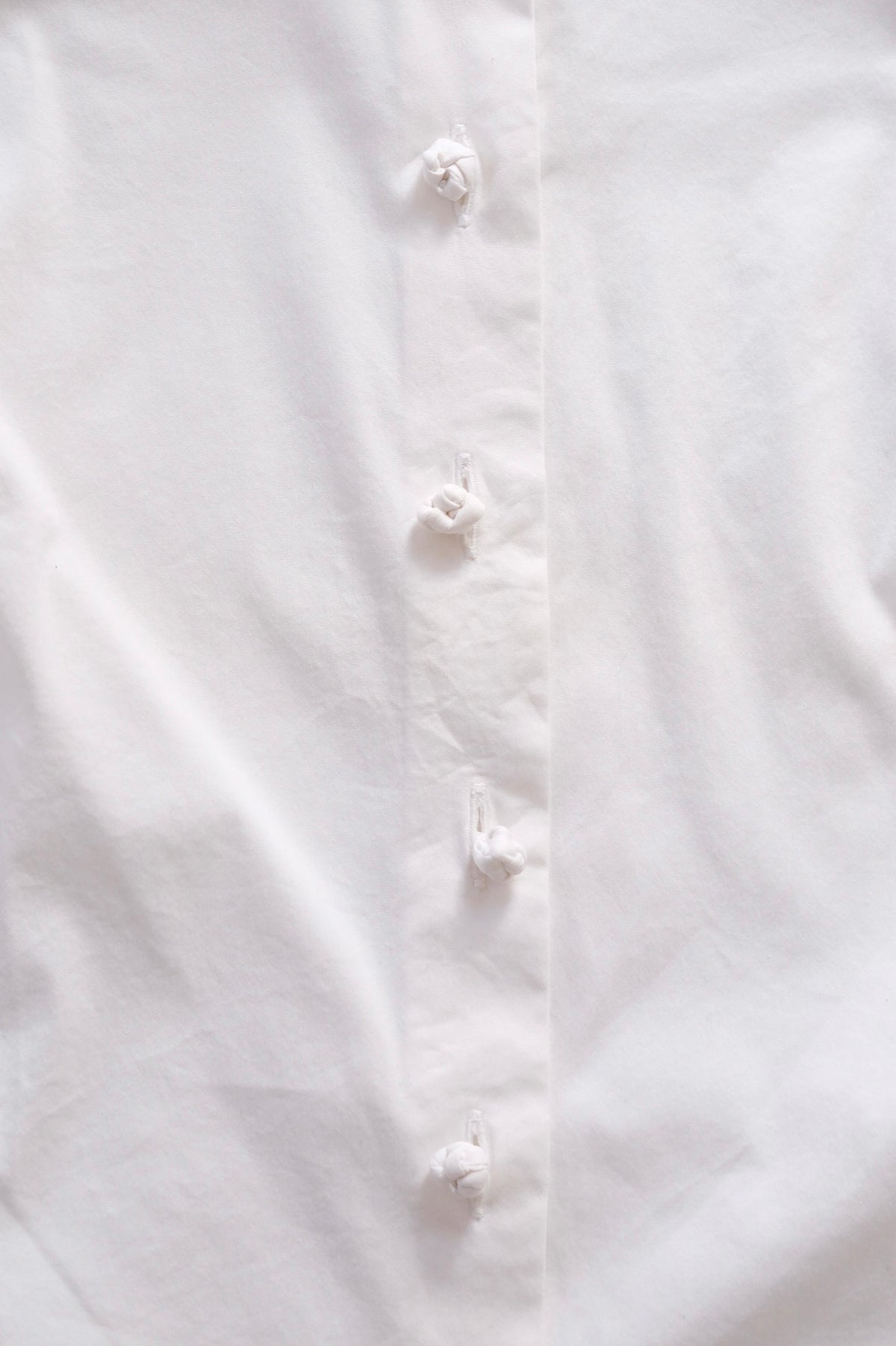 1990s Prada white cotton fitted button-up shirt