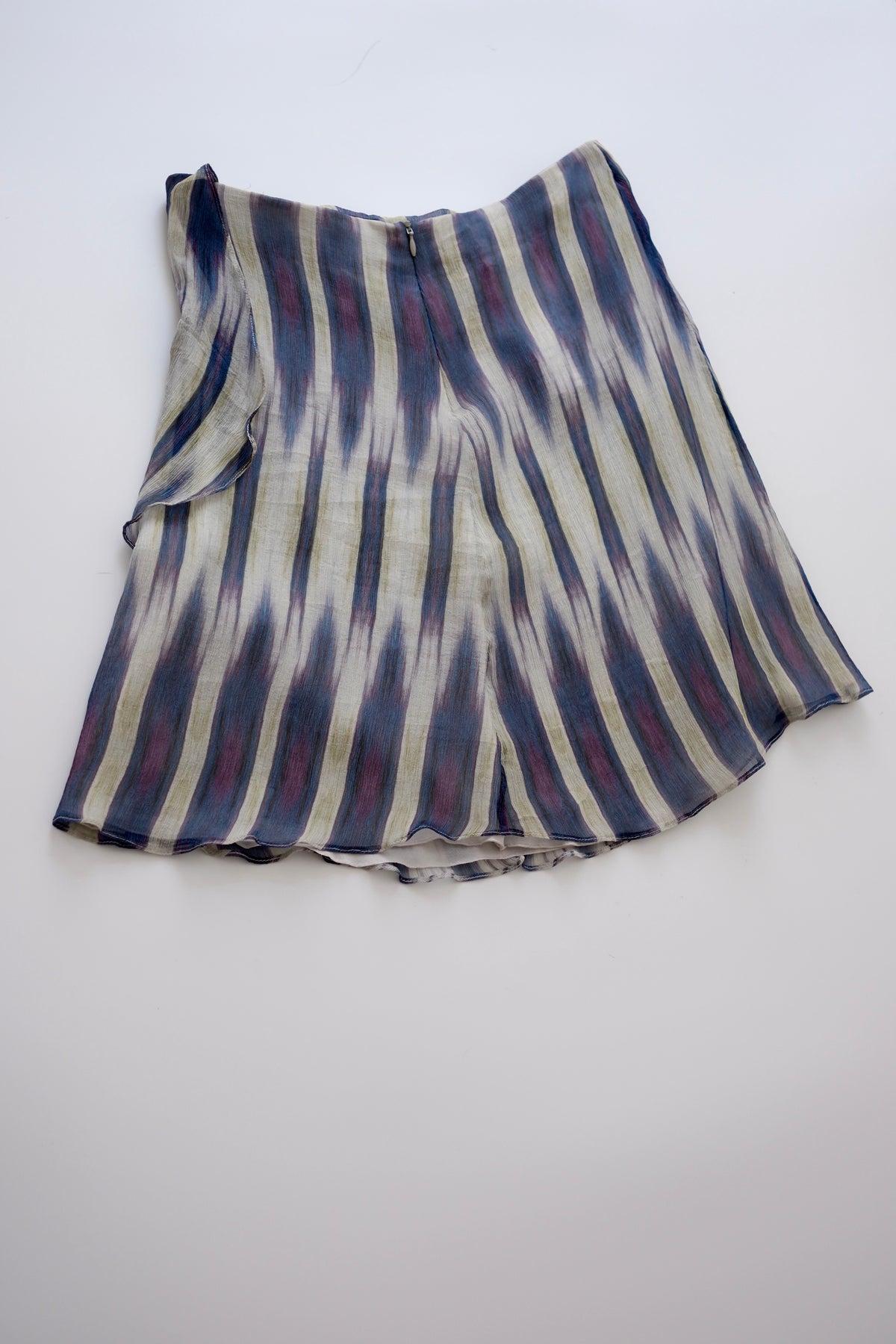 Vintage Emporio Armani patterned silk skirt